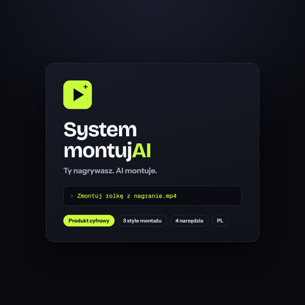 MontujAI — system montażu rolek z AI